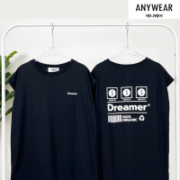 AnyWear - เสื้อ Oversize Sleeveless แขนกุด ลาย dreamer 100%