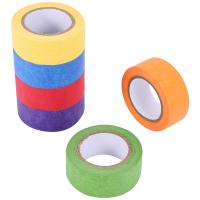 Colored Masking Tape,Colored Painters Tape for Arts and Crafts, Labeling or Coding - 6 Different Color Rolls - Masking Tape 1 Inch X 13 Yards (2.4Cm X 12M)