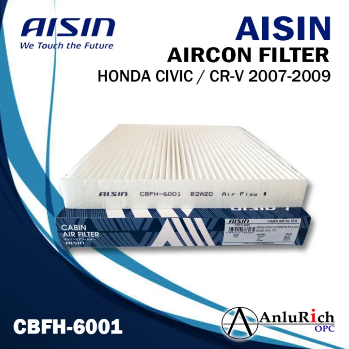 AISIN AIRCON FILTER for HONDA CIVIC / CRV 20072009 PART NO CBFH6001