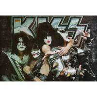 โปสเตอร์ Kiss คิส ล่าสุด โปสเตอร์ วงดนตรี ภาพวงดนตรี โปสเตอร์ ติดผนัง โปสเตอร์ สวยๆ poster