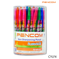 ดินสอต่อไส้ ด้ามยาว เพนคอม Pencom CYLF4 (1 กระบอก/ 72 ด้าม) จำนวน 1 กระบอก