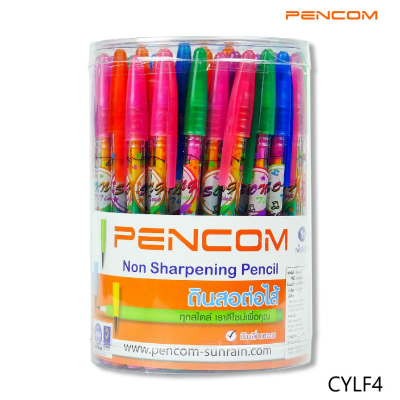 ดินสอต่อไส้ ด้ามยาว มีกลิ่นหอม Pencom CYLF4 (1 กระบอก/ 72 ด้าม) จำนวน 1 กระบอก
