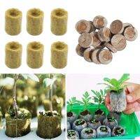 【hot】◈  50/100pcs Hole Media Plug Starter Cubes Wool Hydroponic Propagation Transplanting Soil Block