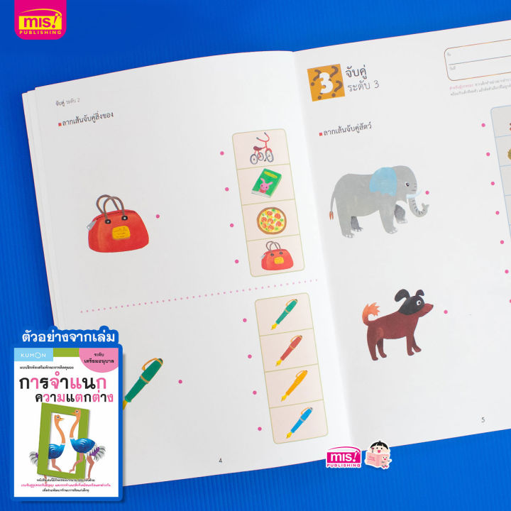 หนังสือชุด-แบบฝึกหัดเสริมทักษะการคิด-kumon-ระดับเตรียมอนุบาล-4-เล่ม