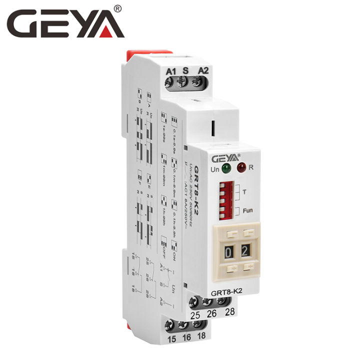 geya-multifunction-timer-relay-electronic-adjustable-or-digital-setting-timer-switch-12v-24v-48v-110v-220v-grt8-m-grt8-k