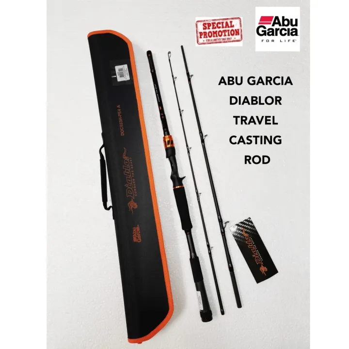 abu garcia beast travel rod