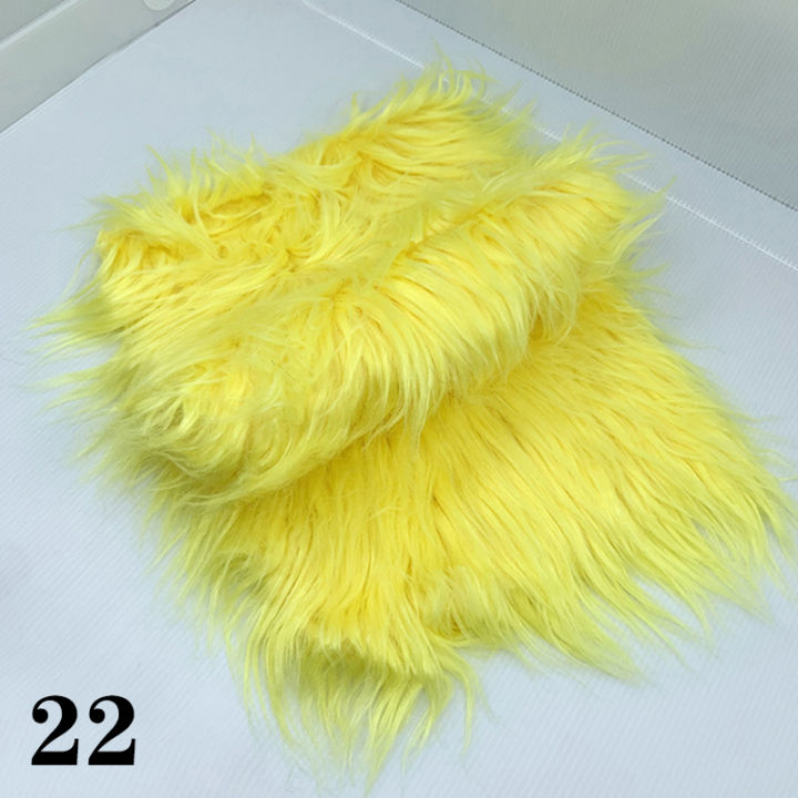 u2y7-25x45ซม-วัสดุตัดเย็บด้วยมือ8ซม-pile-faux-fur-ผ้าสำหรับตุ๊กตาเย็บปะติดปะต่อกันของเล่นเคราผม-diy-คอสเพลย์ผ้าตกแต่งบ้าน