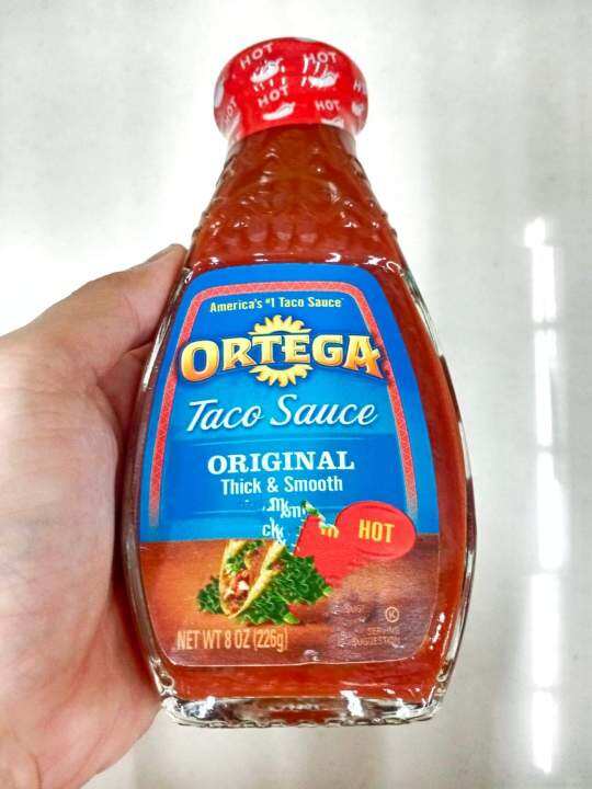 226g Ortega Taco Sauce Original Thick & Smooth HOT America's No.1 Taco