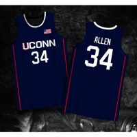 UCONN HUSKIES RAY ALLEN #34 JERSEY | FULL SUBLIMATION JERSEY