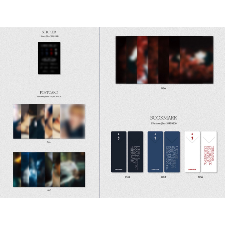 พร้อมส่ง-อัลบั้ม-enhypen-dark-blood-album-random-set-ของแถม-weverse-รอบแรก