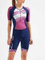 Triathlon womens one-piece summer short-sleeved slim fit outdoor mountain bike cycling suit