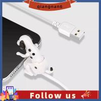 สายชาร์จชาร์จไฟรวดเร็วชนิด C สายข้อมูลเครื่องชาร์จยูเอสบีขนาดเล็ก USB สุนัข QIANGNAN6