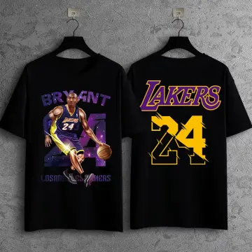 T Shirt NBA Los Angeles Lakers Kobe Bryant Shirt Kobe 824 Tshirt Kobe  Bryant 824 Jersey Style Shirt Kobe 24 Shirt Rubberized Print