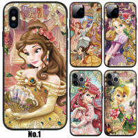 11XVV Disney Princess Cartoon อ่อนนุ่ม High Quality ซิลิโคน TPU Phone เคสโทรศัพท์ ปก หรับ iPhone 7 8 11 12 13 14 Pro XS Max SE X XR Plus SE