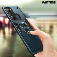 Vantime สำหรับ Infinix Hot 20i กรณีแหวนขาตั้งเลนส์ปกป้องปกแข็งกันกระแทกกลับ Casing