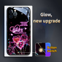 มก. เคสโทรศัพท์เรืองแสง LED สวิตช์เปิดปิดอัปเกรดใหม่สำหรับเคสโทรศัพท์ iPhone เคสโทรศัพท์15pro 15อัลตร้า14Promax 14บวก13 13Pro 13Promax 12ProMax 11สำหรับไอโฟนเคสโทรศัพท์7Plus 8Plus XR XS X XSMAX 11ProMax 11pro 12 12pro 7 8รักคุณเป็นเวลานาน