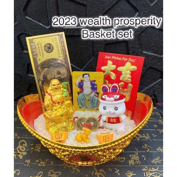 lucky wealth Rabbit 2023 prosperity basket Lazada PH