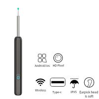 1080P 3.6MM Visual Wireless WIFI Earpick Endoscope Ear Wax Removal Otoscope Earscope Cleaner Ear Spoon Cleaning Camera Health Accessories