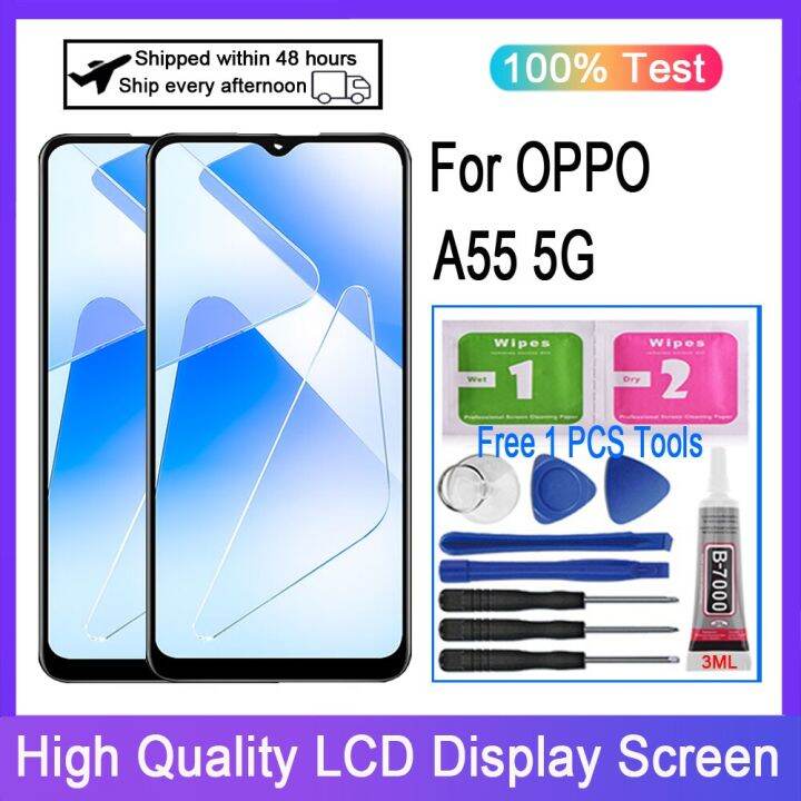 ต้นฉบับสำหรับ-oppo-a55-5กรัมจอแสดงผล-lcd-แบบสัมผัสหน้าจอแผงหน้าจอทัชสกรีน