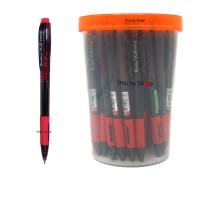 ปากกา ควอนตั้ม Quantum X5 Hitz  บรรจุ 50 ด้าม หมึกสีแดง