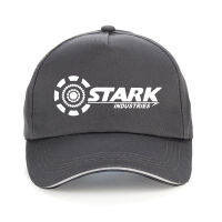 และ Tony Stark Industries ซูเปอร์ฮีโร่หมวกเบสบอลผ้าฝ้ายลำลองผู้ชายพ่อหมวกฤดูร้อน snapback.
