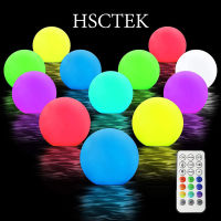 HSCTEK  ไฟใต้น้ำ ไฟลูกบอล ไฟสระว่ายน้ำ LED กันน้ำ โคมไฟสนาม โคมไฟเปลี่ยนสี ไฟแต่งร้านสวยๆ ไฟคริสต์มาส ไฟสระน้ำ led ไฟราวแต่งร้าน ไฟปาร์ตี้