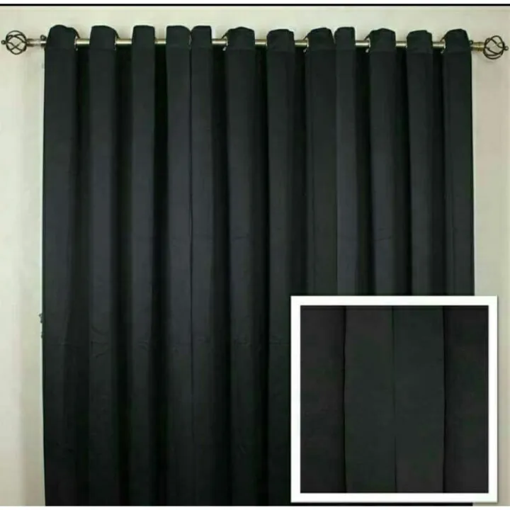 Us Katrina bLack Makapal Curtain | Lazada PH