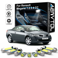 Aenvtol รถภายในโคมไฟ LED CANbus สำหรับ Renault Megane CC MK1 2 3 4 1997 1998 2006 2008 2010 2012 2015 2017อุปกรณ์เสริม