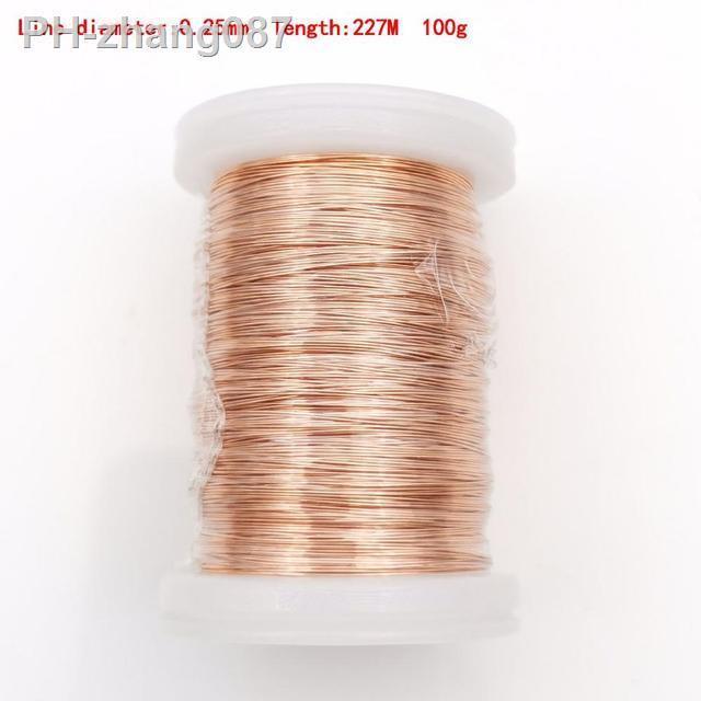 0-13mm-0-25mm-0-51mm-1mm-1-25mm-copper-wire-magnet-wire-enameled-copper-winding-wire-coil-copper-wire-winding-wire-weight-100g