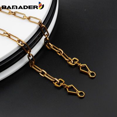 BAMADER Handbag Metal Chain Strap Luxury Brand Vintage Gold Chain Strap High Quality Women Shoulder Handle Chain Bag Accessories