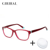 Acetate women prescription glasses vintage sight myopia computer transparent optical colored clear reading eyeglasses #BC3515