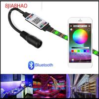 8JIA8HAO มินิ ไร้สาย ฉลาด สำหรับ 5050 3528 DC 5-24V แถบไฟ LED ตัวควบคุม RGB อะแดปเตอร์ บลูทู ธ