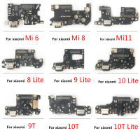 USB Mengecas Penyambung Lembaga Port Dok dengan Mikfon สายเคเบิลงอได้ทัก Xiaomi Mi 6 11 10 9 8 Se A1 A2 Lite A3 Nota 3 Pro