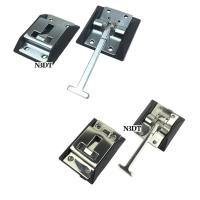 2Pcs/Lot T-Shaped Van Trailer Door Latch Catch Holder Stop Iron 304 Stainless Steel Door Hardware Locks