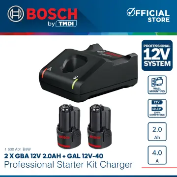 Set chargeur + batterie 2 Ah 2 x GBA 12V 2,0 Ah + GAL 12V-40 Bosch