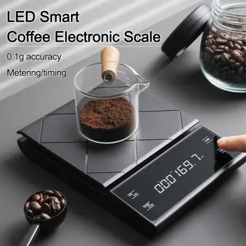 Yieryi 3kg 0.1g 5kg 0.1g Drip Coffee Scale for Coffee Balance