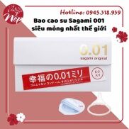 Bao cao su Sagami 001 siêu mỏng nhất thế giới