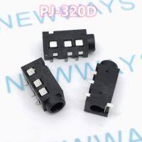 10Pcs Pj-320-D Headphone Female Socket Headphone Audio Jack Port 3 1Pin Left Three Right One 3.5Mm