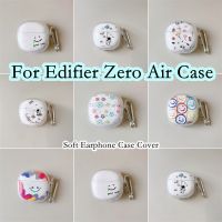 READY STOCK!  For Edifier Zero Air Case Fresh minimalist pattern for Edifier Zero Air Casing Soft Earphone Case Cover