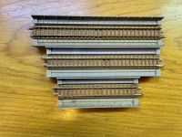 Brand new Tomix N Scale Overhead Bridge With Brown Track S 3 Sizes  สะพานลอย Tomix N Scale ใหม่ล่าสุดพร้อมรางสีน้ำตาล S 3 ขนาด