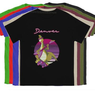 Denver Rock Males T Shirt Denver the Last Dinosaur Jeremy Cartoons Summer Tops Tops T-shirts Harajuku High Quality Big Sale