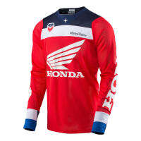 พร้อมส่ง ใหม่ เสื้อยืดแขนยาว ระบายอากาศ ลาย Honda Dirt Bike Jersey Downhill แฟชั่นฤดูร้อน สําหรับรถจักรยานยนต์วิบาก 2023