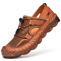 Size 38-46 Classic Comfortable Summer Leather Outdoor Men Sandal