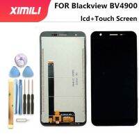 100% ของแท้สำหรับ Blackview Bv4900 Pro LCD ระบบสัมผัสแบบดิจิทัลอะไหล่แผงจอ LCD Digitizer BV4900S อุปกรณ์เสริม BV4900 5100 BV