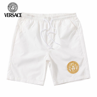 European Station Versaceis Summer Fashion Shorts Embroidery Quick Drying Loose 5-Cent Beach Pants