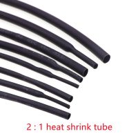 1meter 2:1 Black 1/2/3/5/6/8/10mm Diameter Heat Shrink Heatshrink Tubing Tube Sleeving Wrap Wire DIY Repair Electrical Circuitry Parts