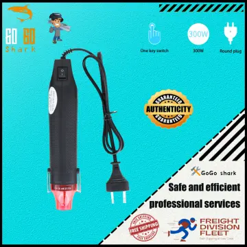 300W Hot Air Heat Gun Electric Temperature Power Blower Mini Tool Kit for  DIY Shrink Tubing Soldering Wrap Plastic Rubber Stamp