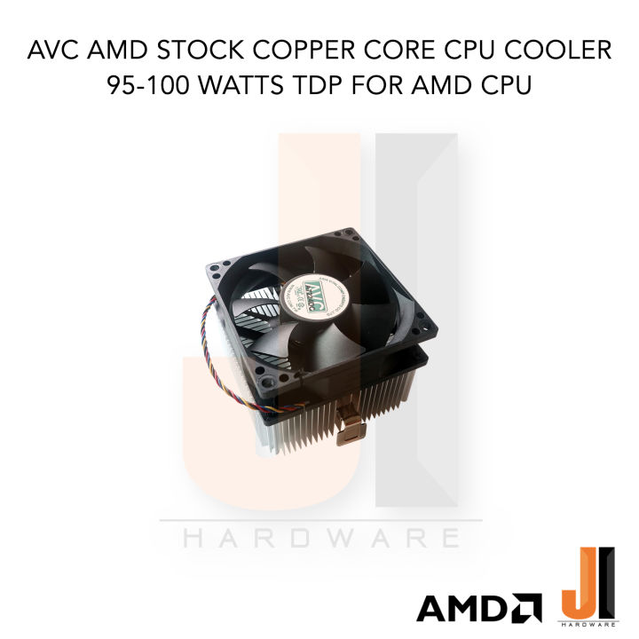 พัดลม-cpu-avc-amd-stock-copper-core-cpu-cooler-รองรับ-socket-fm1-fm2-2-am2-2-am3-3-am4-ของใหม่ไม่มีกล่องสภาพดี