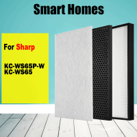 FZ-WS65SFE FZ WS65SFE HEPA &amp; Deodorizing Filter (ชุด) สำหรับ Sharp เครื่องฟอกอากาศ KC-WS65P-W KC-WS65 KC WS65PW