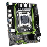 COYEN Mainboard X79M2 2.0 With Xeon E5 2640 V2 Processor DDR3 1600M HzRAM M.2 SSD, Mining Machine Mainboard, Desktop Computer Memory Mainboard Set, Integrated Display, Computer Accessories